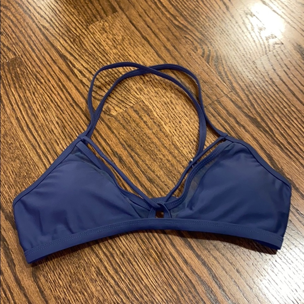 Blue Bikini Top